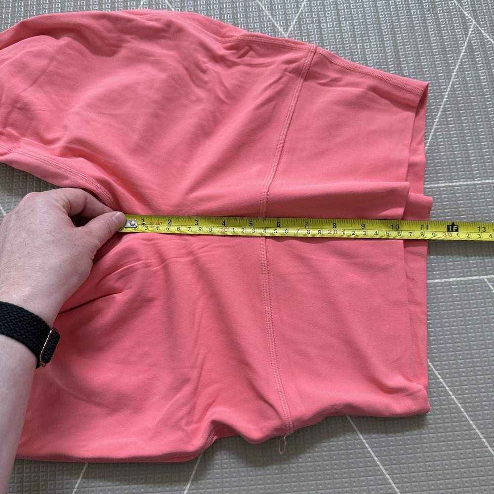 Lululemon Align High Rise Pant 25" Sz 10 Pink Double Lined LW5CTCS - Picture 8 of 9
